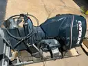 Lot of 3 150 HP Evinrude Outboard Motors