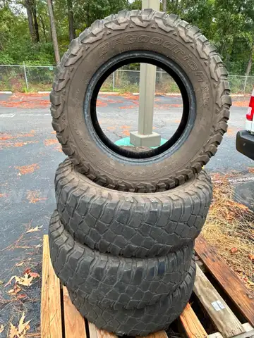 Set of BFGoodrich Mud-Terrain T/A tires