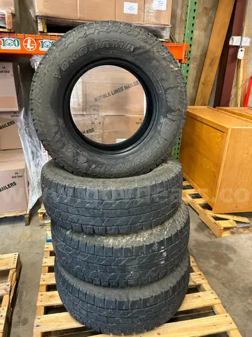Set of 4 Yokohama Geolander A/T Tires