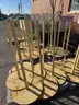 APPROX 31 YELLOW METAL SIGN POSTS