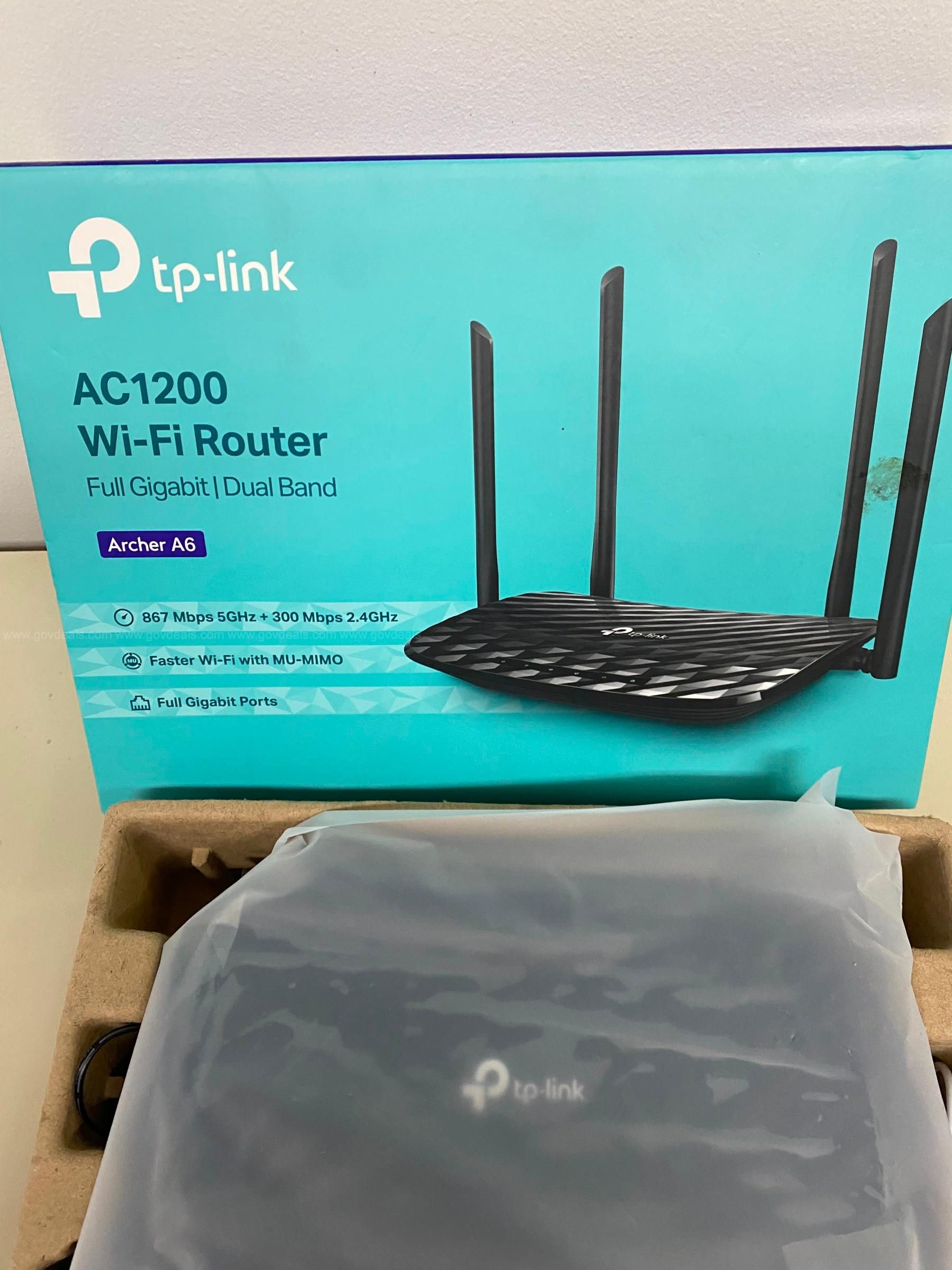 TP-Link Archer A6 AC1200 1200Mbps Wireless MU-MIMO Gigabit Wi-Fi