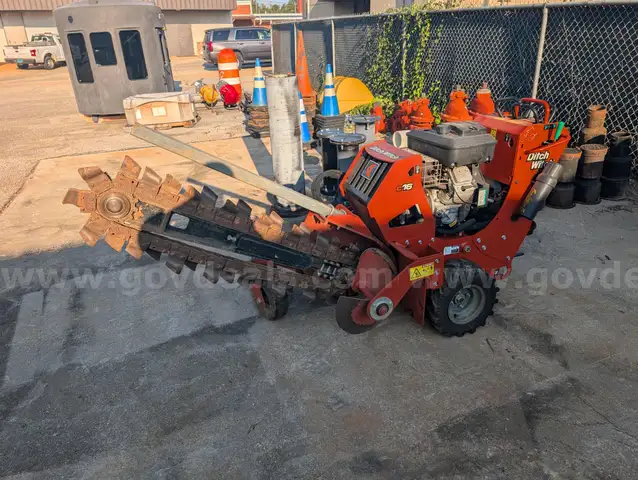 2017 Ditch Witch C16 walk behind trencher