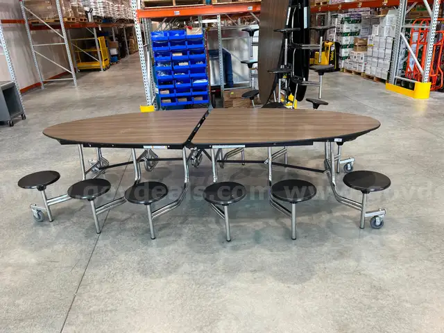 Lot of (2) School Lunch tables