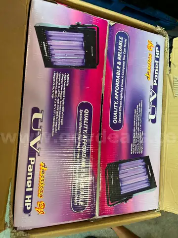 Lot of 3 UV Panel black lights