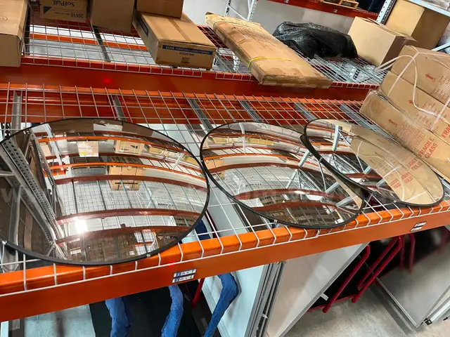 (6) Jumbo Convex Safety Mirrors