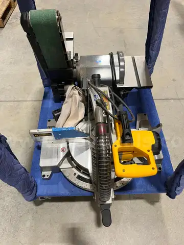 12&#x22; Miter Saw &#x26; Bench top belt sander