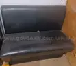 Two Black Booth Seats