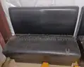 Two Black Booth Seats
