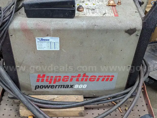 Hypertherm Powermax plasma cutter | GovDeals