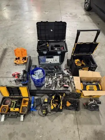 Various Power Tools and Accessories