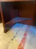 One Dark Brown Office Desk