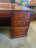 One Dark Brown Office Desk