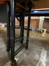 Long Dark Brown Wooden Rolling Table
