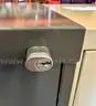 2-Drawer Dark Grey Filing Cabinet