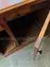 Light Brown Wooden Desk