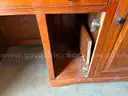Light Brown Wooden Desk