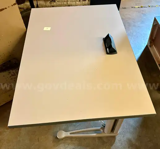 Small Grey Desk