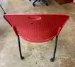 Red Polka Dot Rolling Chair