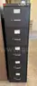 5-Drawer Dark Grey Filing Cabinet