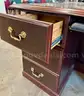 Dark Brown Wooden Desk