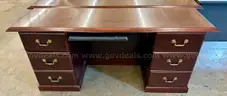 Dark Brown Wooden Desk
