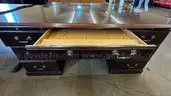 Dark Brown Wooden Desk