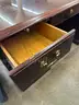 Dark Brown Wooden Desk