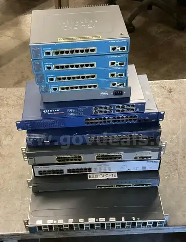 Lot of Cisco, D-link, Netgear, and Horizon Switches