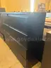 Black Four Drawer Metal Shelf