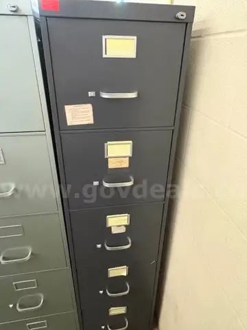 Dark Charcoal Filing Cabinet