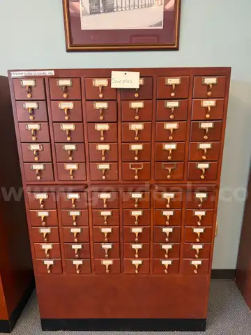 Wooden Card Catalog (B)