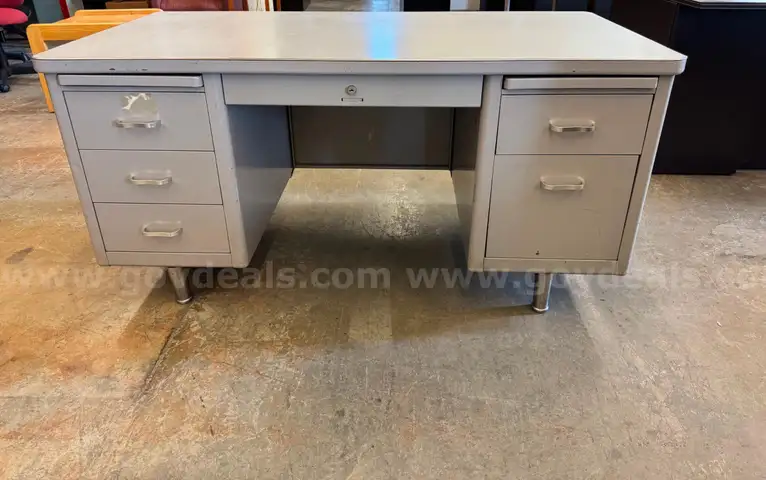 Tan Storage Desk