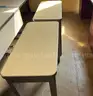 A Lot of 2 Brown Desk