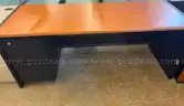 Brown Top Storage Desk