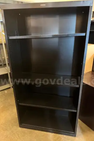 Black Storage Shelf