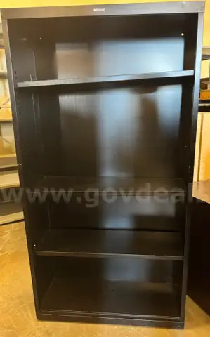 Black Storage Shelf