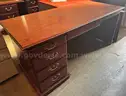Brown Wooden Interior Storage Desk