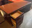 Brown Wooden Interior Storage Desk