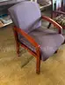 Purple Cushioned Chair
