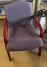 Purple Cushioned Chair