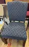 Dark Blue Designed Chair