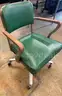 Green Rubber Rolling Chair