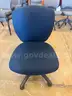 Dark Blue Rolling Chair