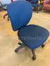 Dark Blue Rolling Chair