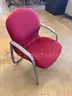 A Lot of 3 Maroon Chairs