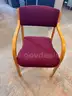 A Lot of 3 Maroon Chairs