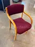 A Lot of 3 Maroon Chairs