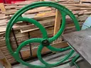 Green Vintage Printing Press