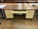 Brown Top Storage Desk