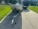 Carolina Skiff 17DLX with trailer and honda 50hp motor